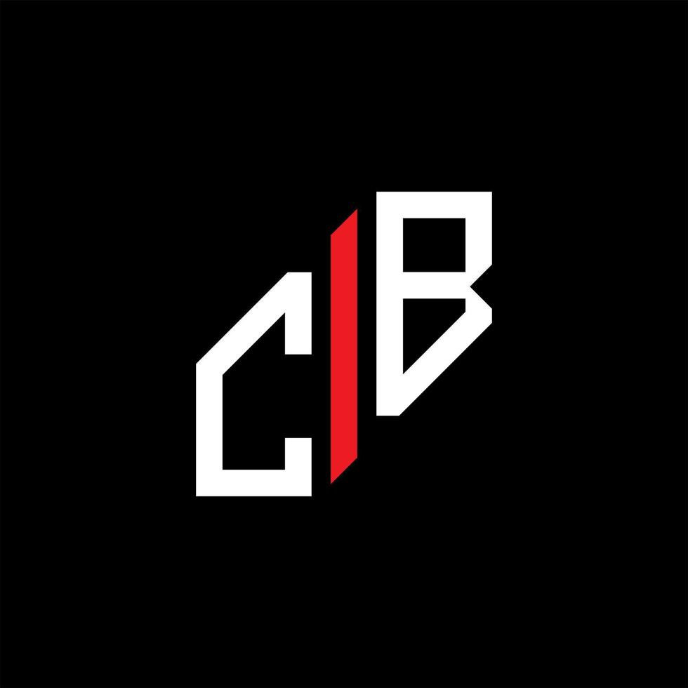 création de logo de lettre cb avec graphique vectoriel