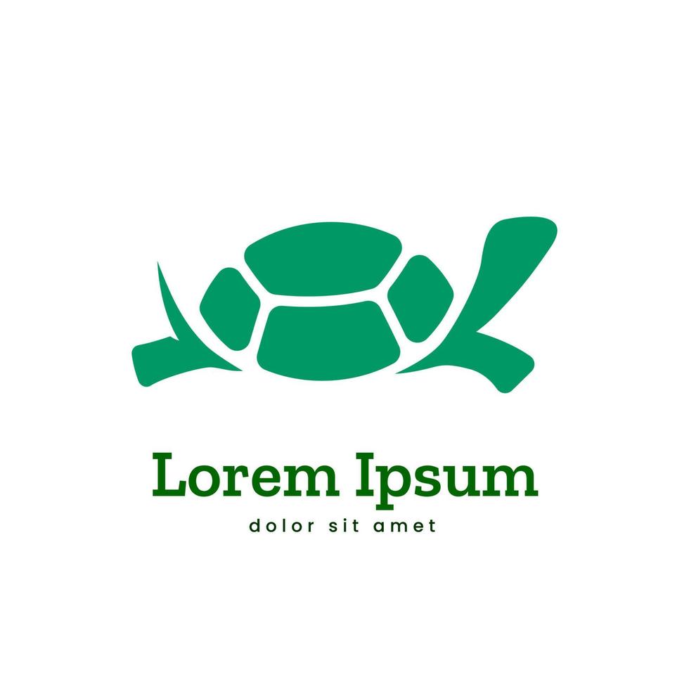 symbole d'icône logo tortue vecteur