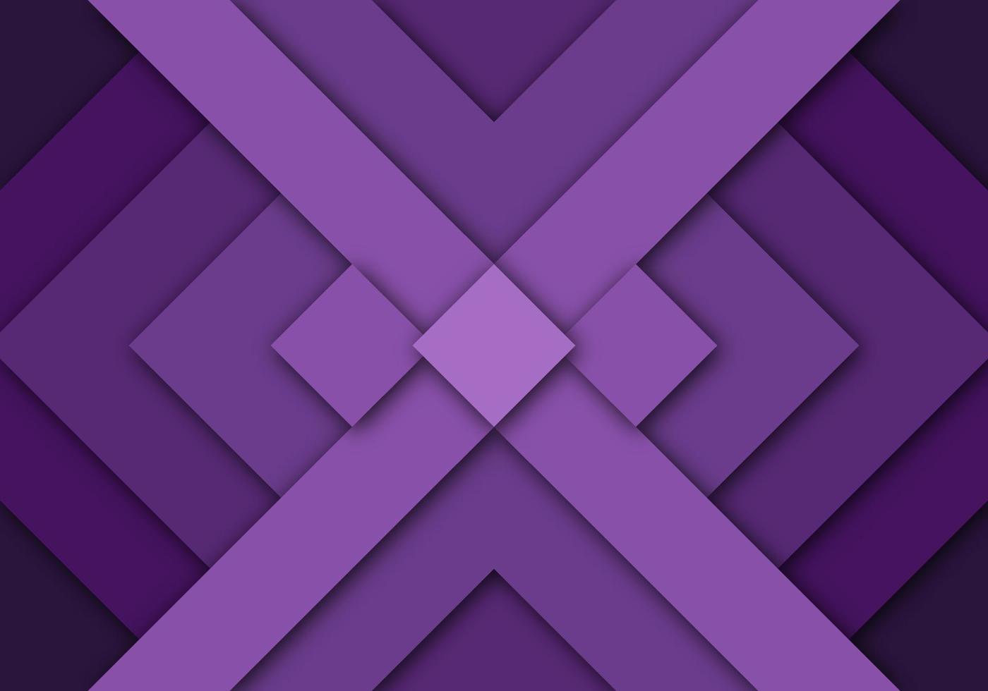 papier de couche de chevauchement géométrique de fond violet coupé sur fond sombre avec un design d'espace vecteur