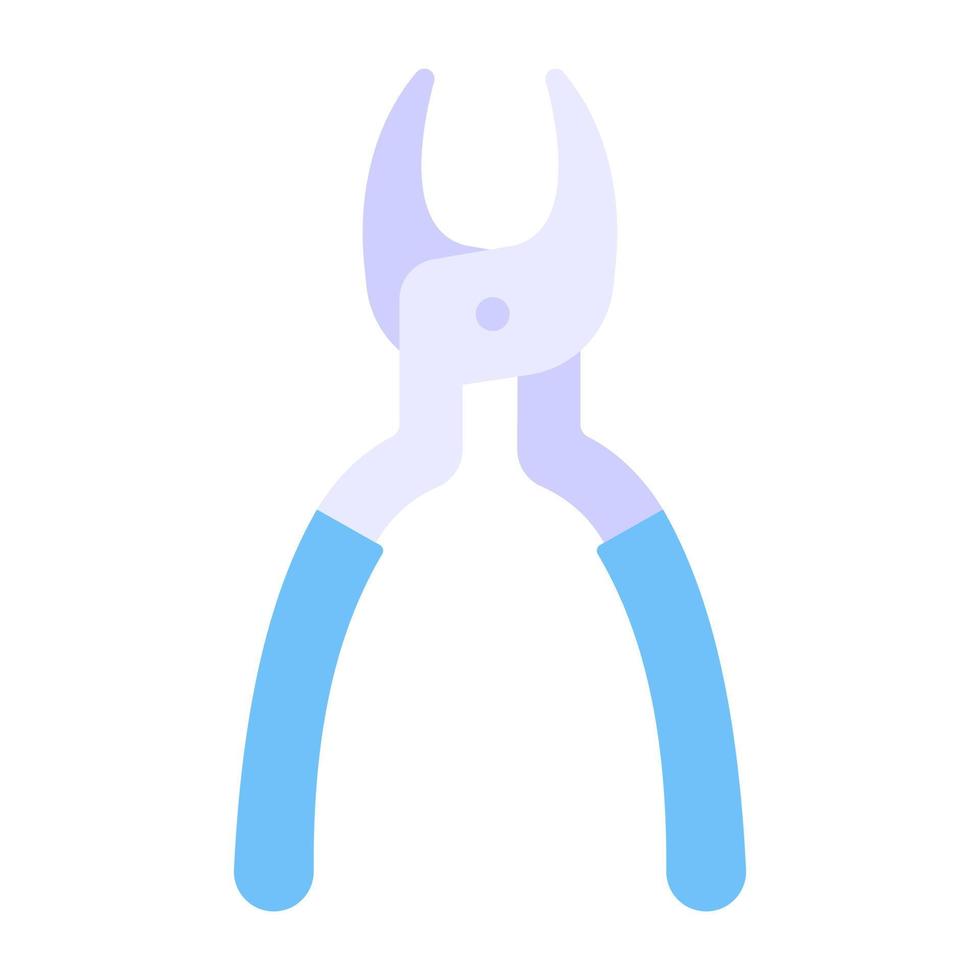 icône de conception modifiable de pince de dentiste vecteur