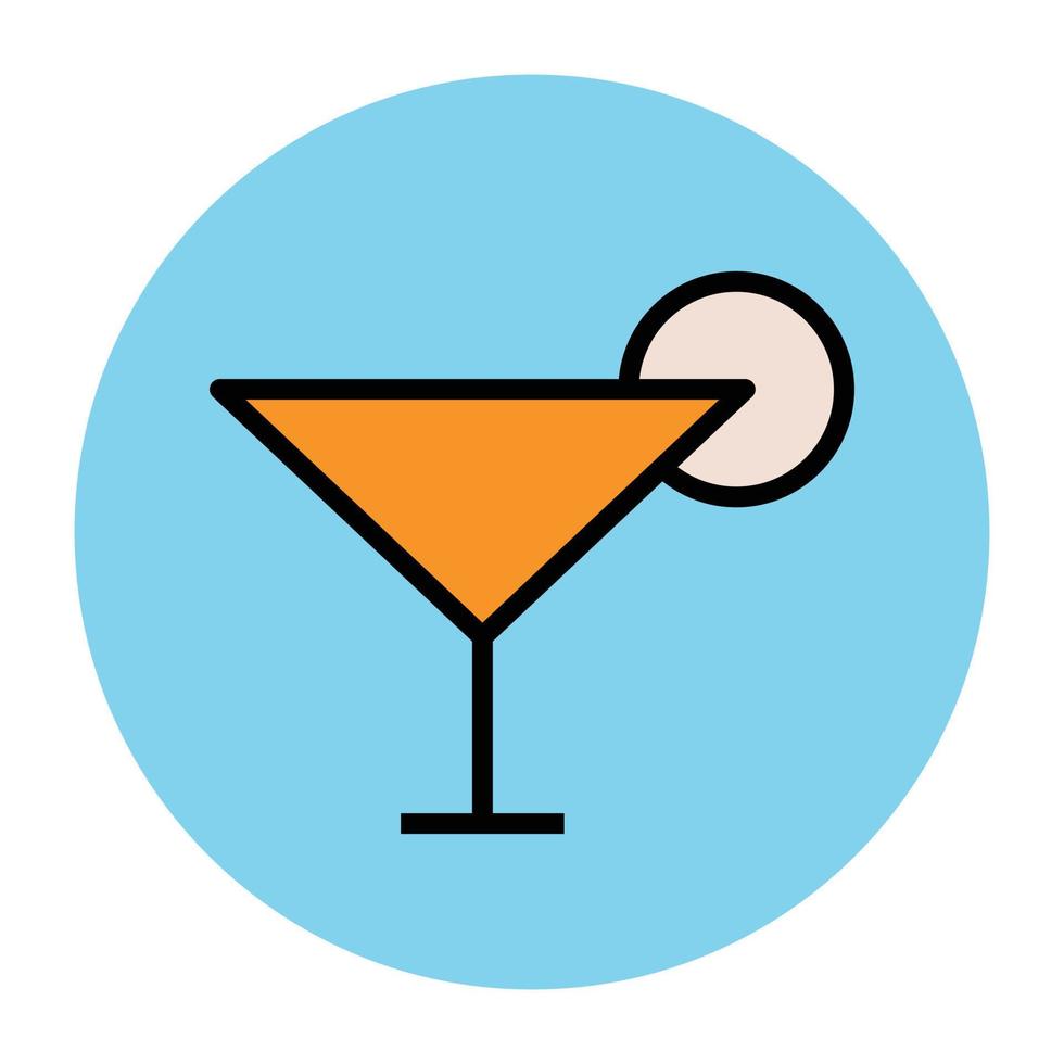 concepts de cocktails à la mode vecteur