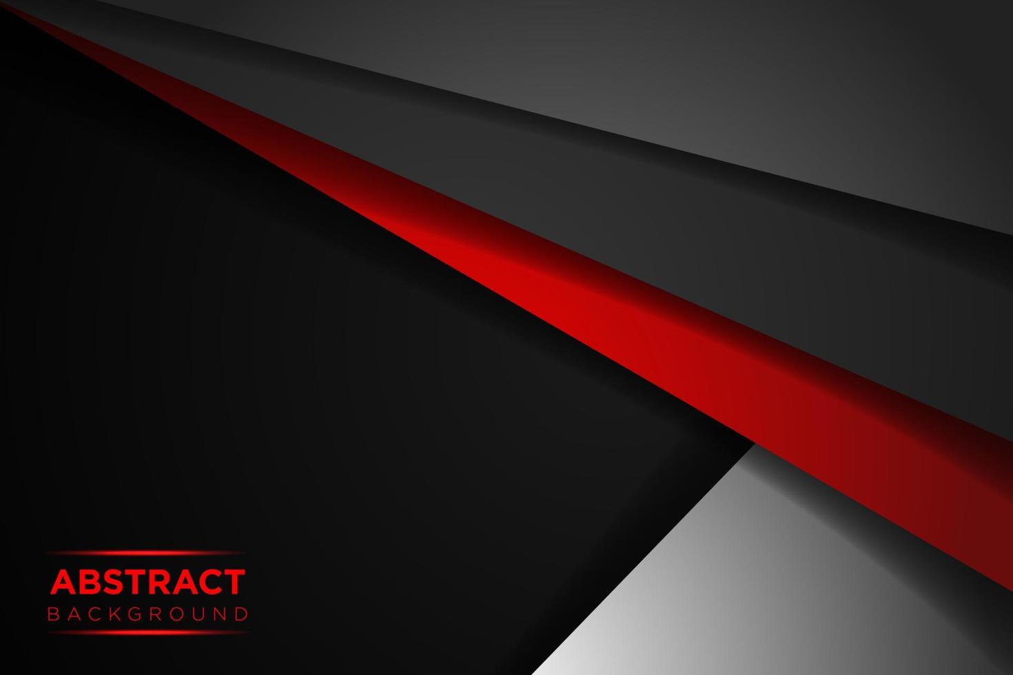 fond rouge dimension de chevauchement gris illustration vectorielle vecteur