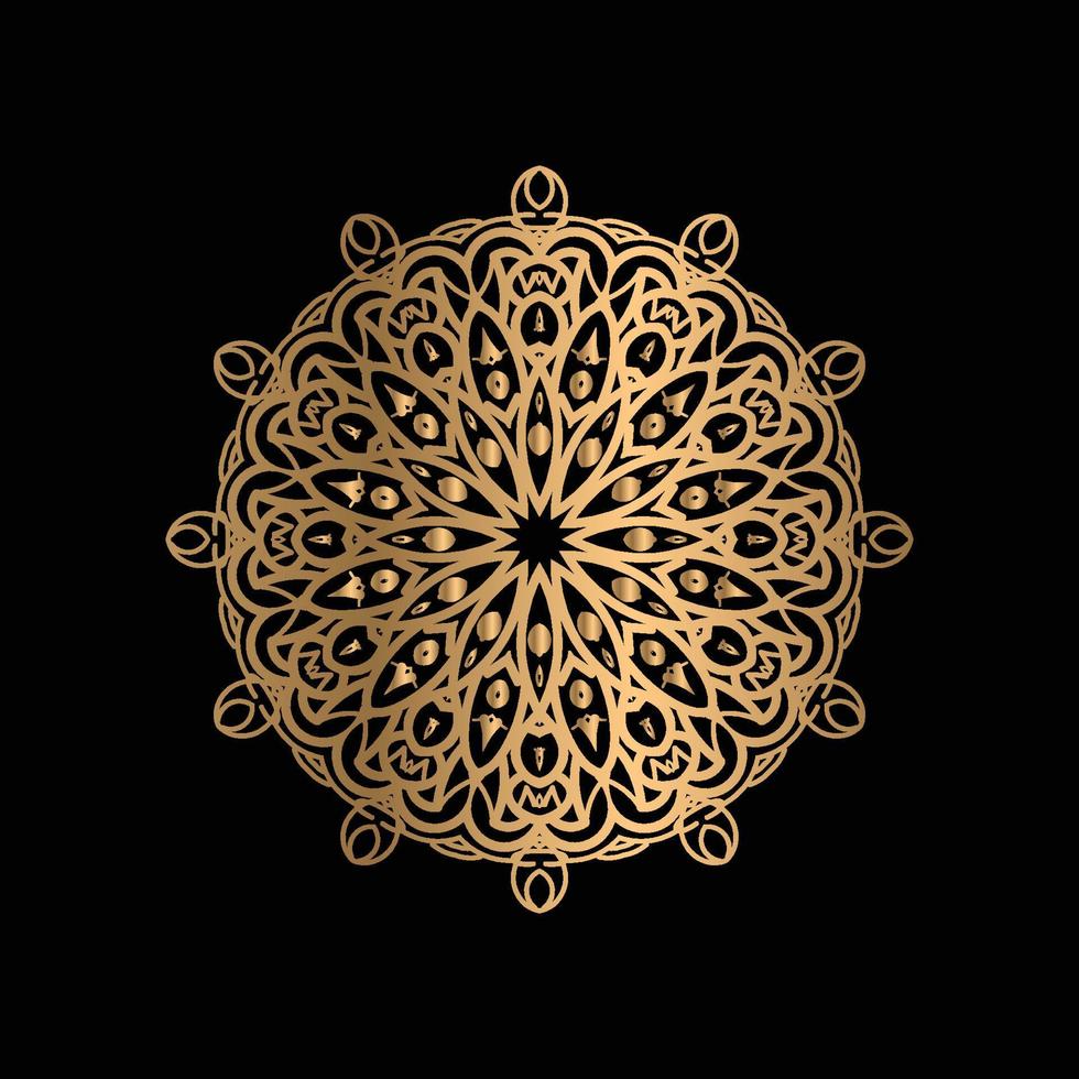 conception de fond de logo art fleur mandala vecteur