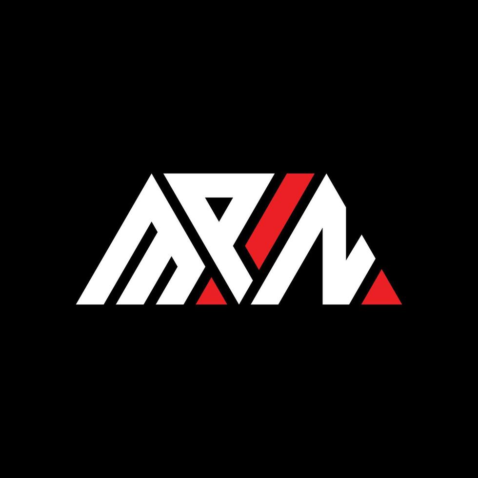 création de logo de lettre triangle mpn avec forme de triangle. monogramme de conception de logo triangle mpn. modèle de logo vectoriel triangle mpn avec couleur rouge. logo triangulaire mpn logo simple, élégant et luxueux. mpn