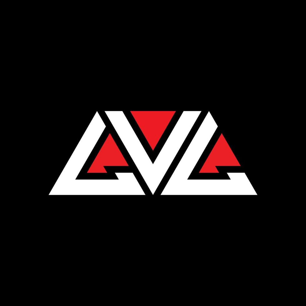 création de logo de lettre triangle lvl avec forme de triangle. monogramme de conception de logo triangle lvl. modèle de logo vectoriel triangle lvl avec couleur rouge. logo triangulaire lvl logo simple, élégant et luxueux. niveau