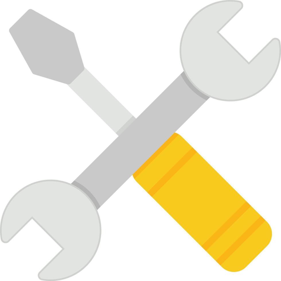 icône plate outils vecteur