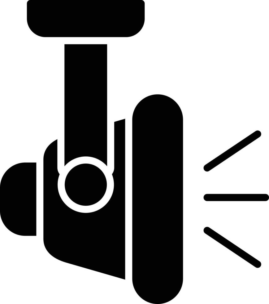 icône de glyphe d'éclairage vecteur
