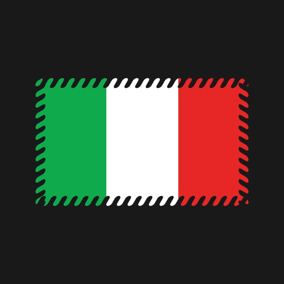 vecteur de drapeau italien. drapeau national