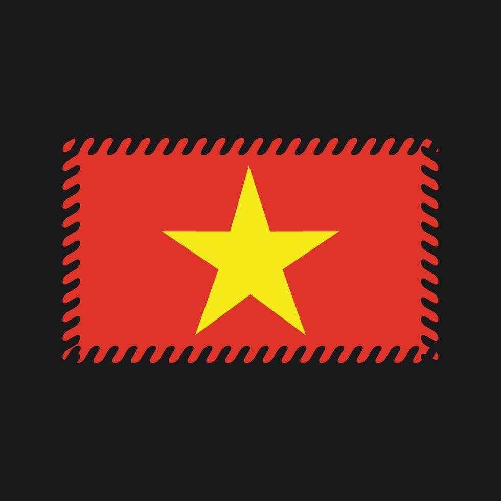 vecteur de drapeau vietnamien. drapeau national