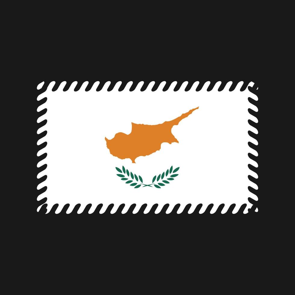 vecteur de drapeau de Chypre. drapeau national