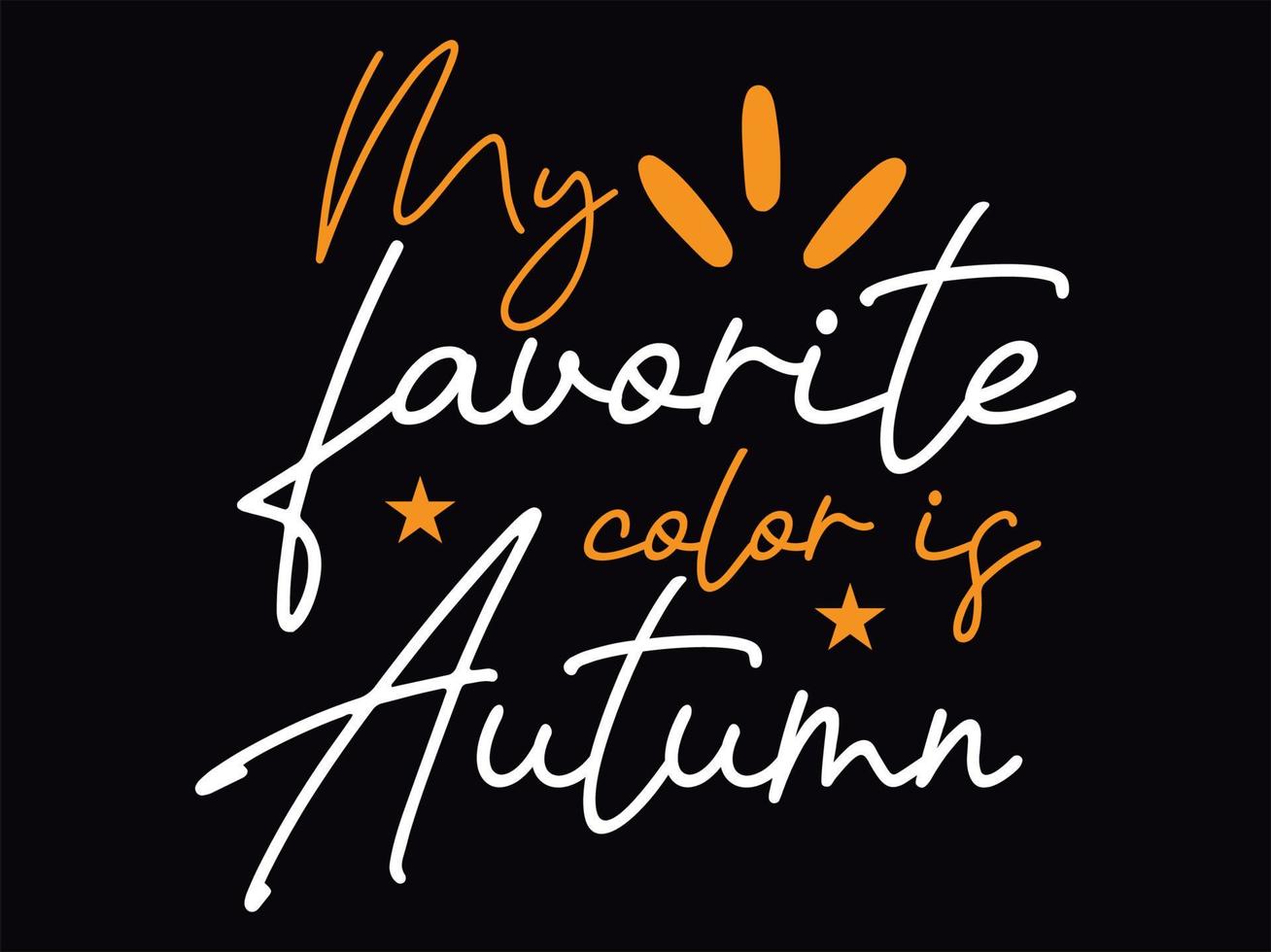 fichier vectoriel de conception de t-shirt automne