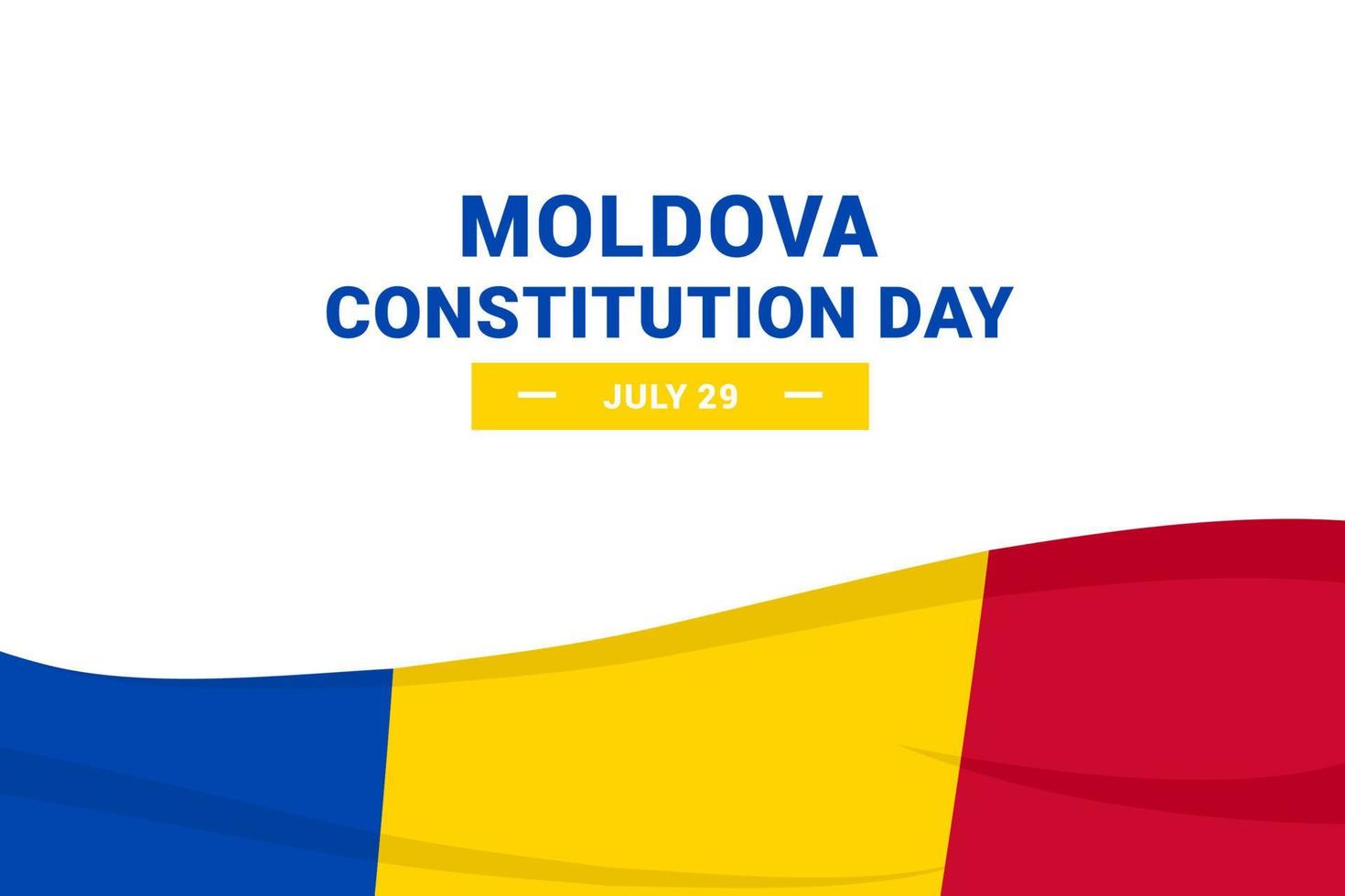 jour de la constitution de la moldavie vecteur