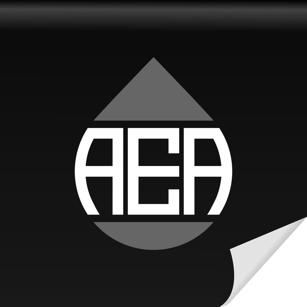 création de logo de lettre initiales créatives aea avec vecteur graphique vectoriel gratuit