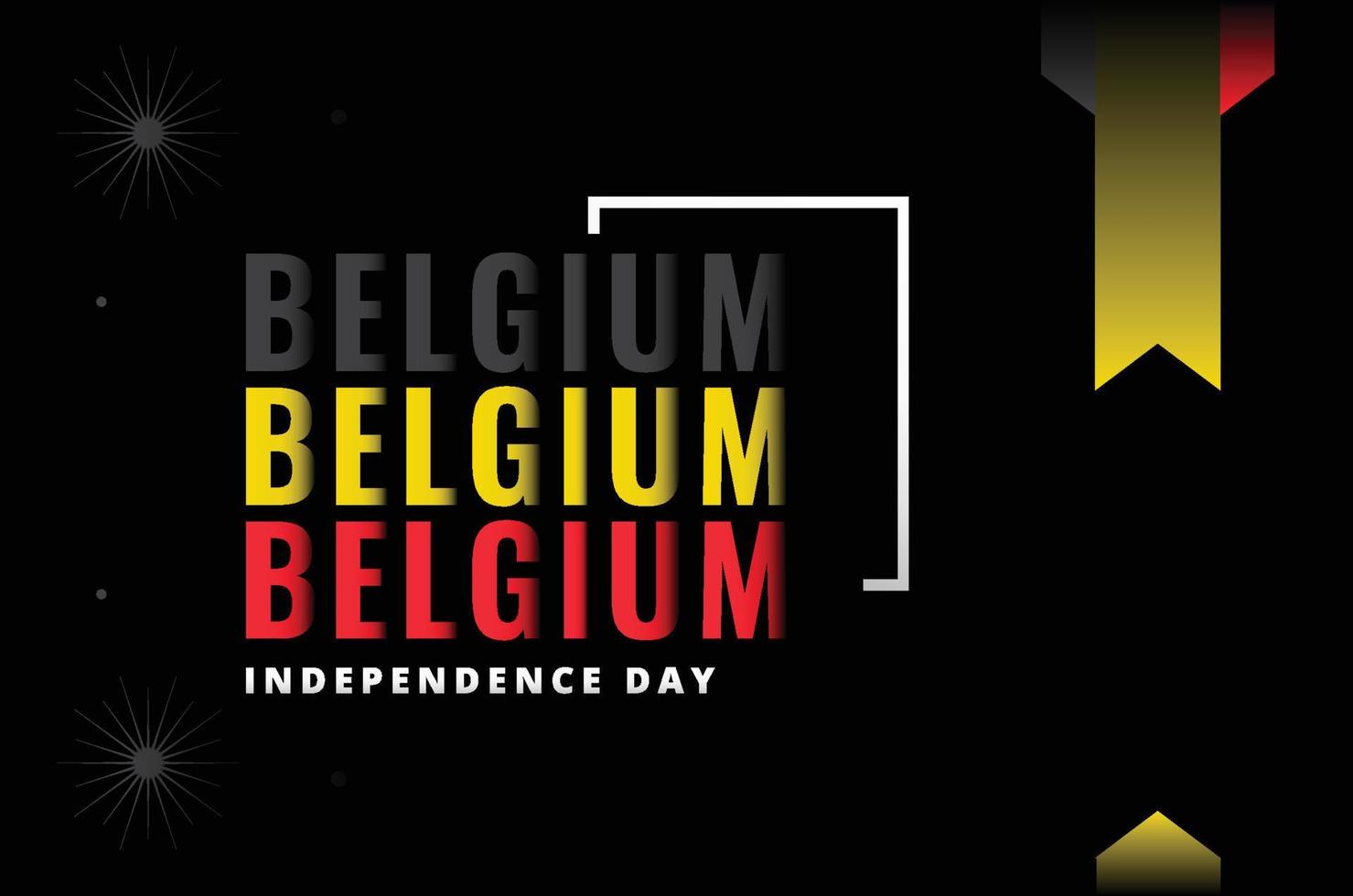 fond de conception de la fête de l'indépendance de la belgique pour le moment international vecteur