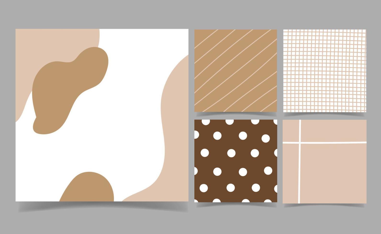 modèle de notes de mémo marron pour la conception de carte de réservation de ferraille de salutation. fond abstrait. papier d'emballage papier peint. vecteur