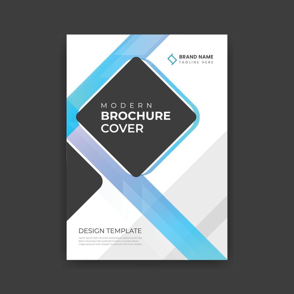 couverture de modèle de conception de brochure vecteur