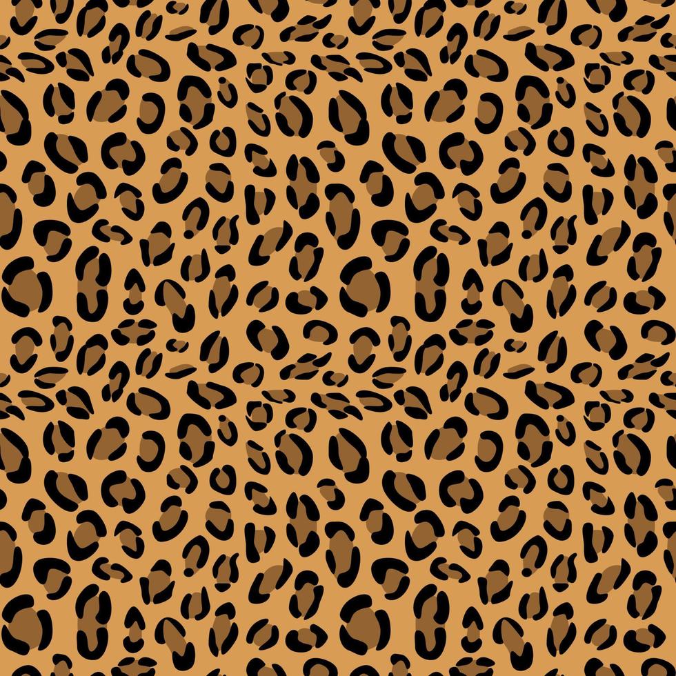 modèle sans couture de vecteur de peau de léopard. design de fond, décoration textile, imprimé animalier.