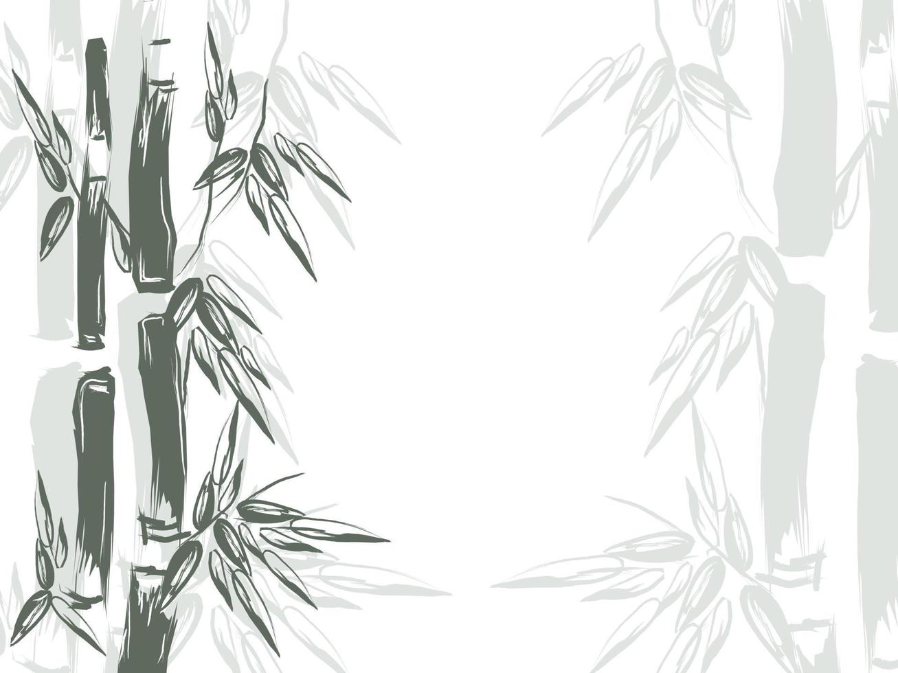 illustration vectorielle de bambou vecteur