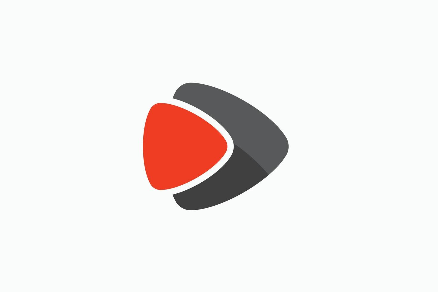 conception logo médias créatifs et vidéo vecteur