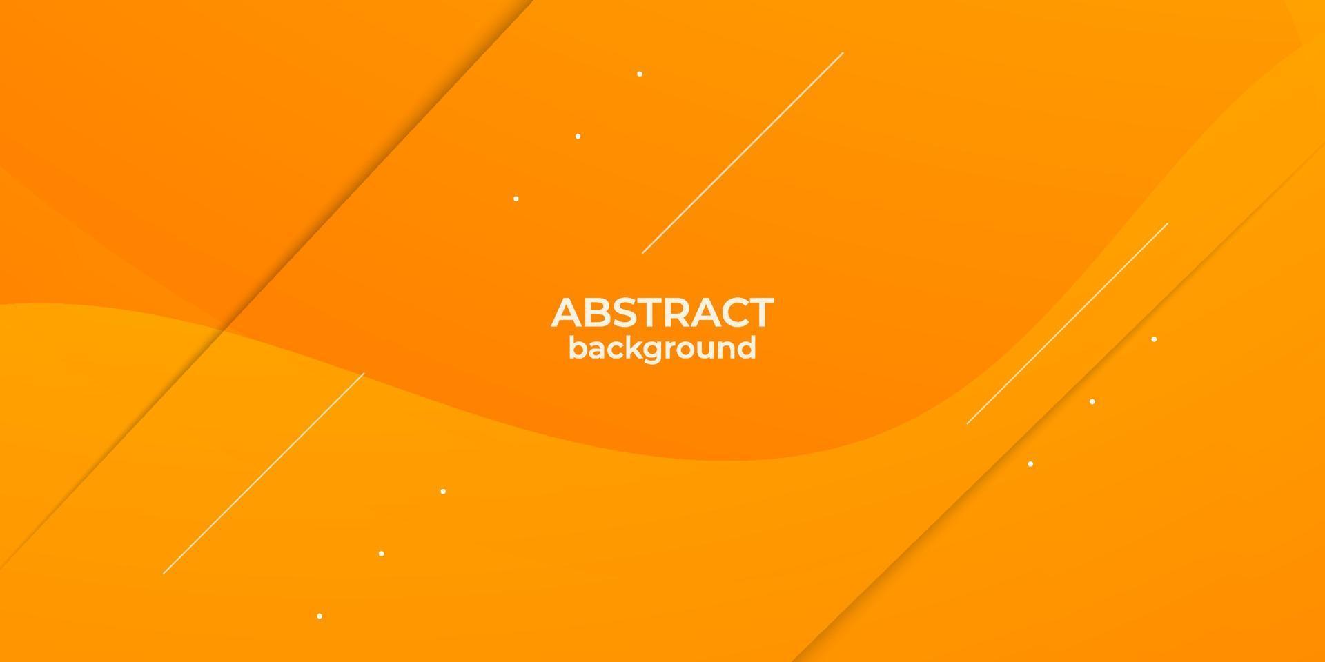 abstrait orange avec des formes fluides. design orange coloré. concept lumineux et moderne. vecteur eps10