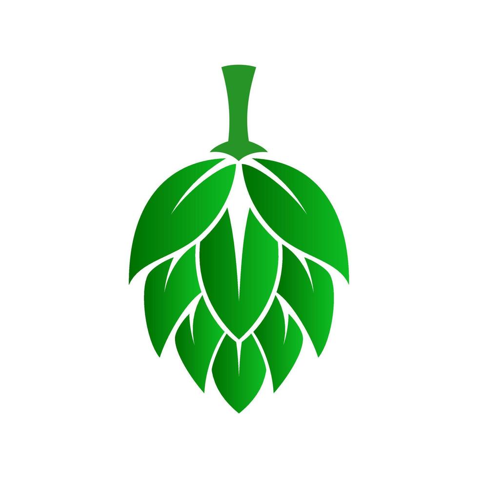 vecteur de logo de houblon