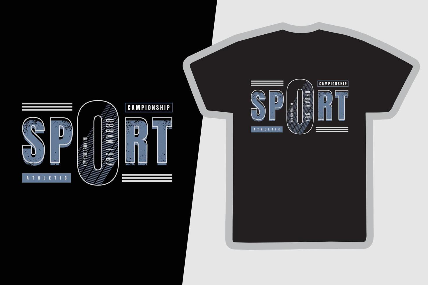 conception de t-shirts et de vêtements de sport vecteur
