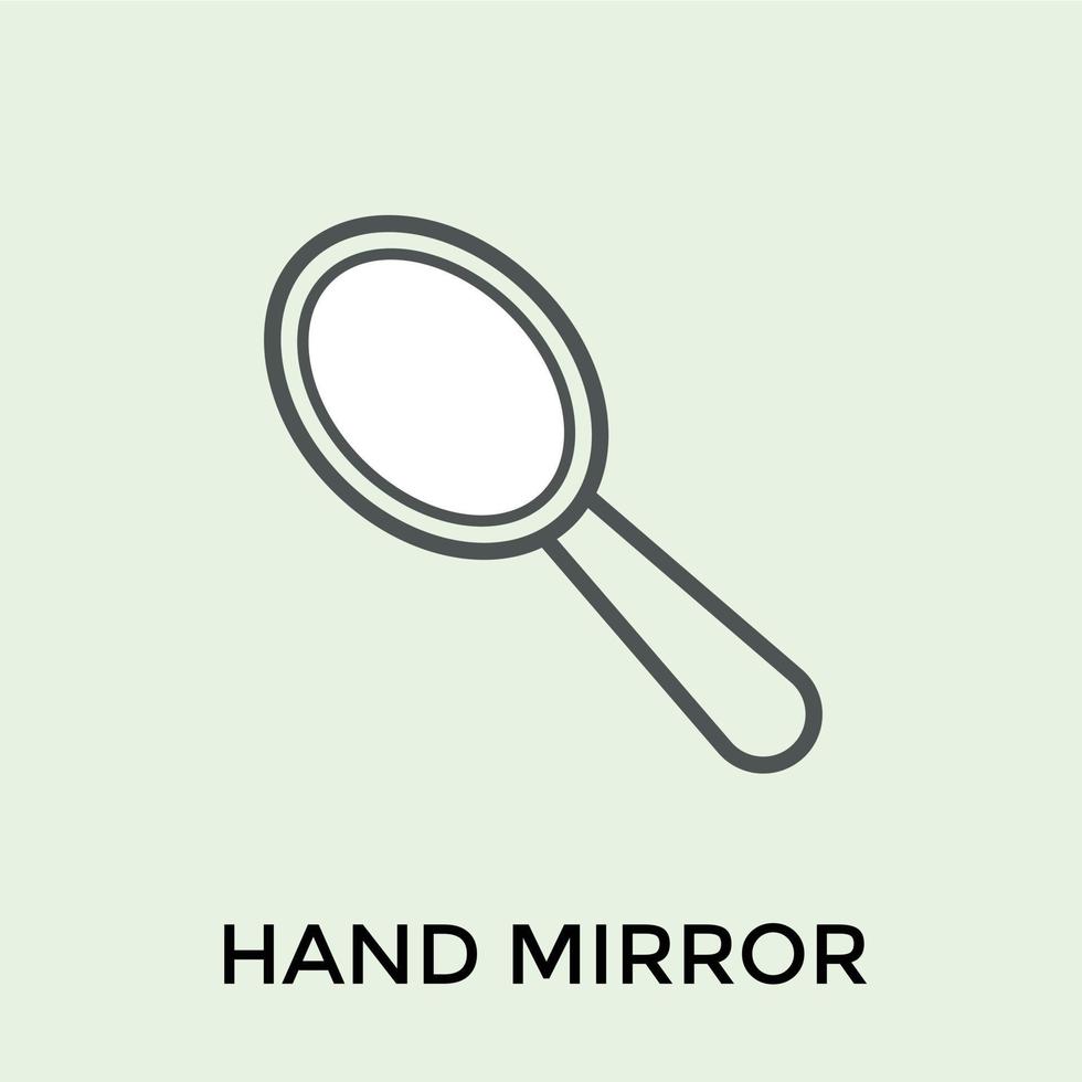 concepts de miroir à la mode vecteur