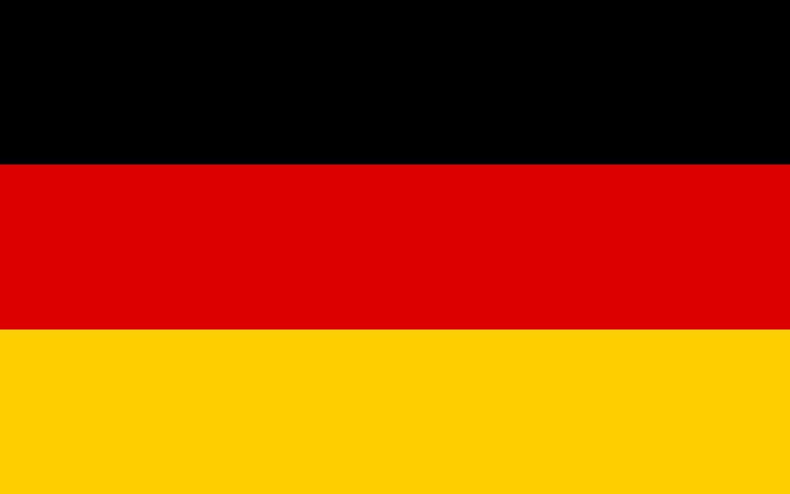 drapeau de l'Allemagne. vecteur