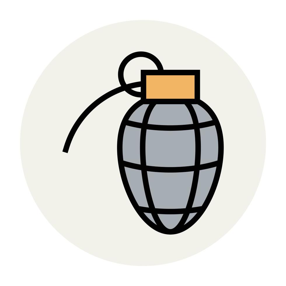 concepts de grenade à la mode vecteur