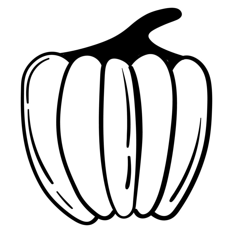 décoration d'autocollant doodle pour la célébration d'halloween vecteur
