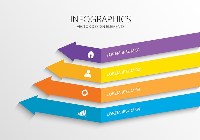 Vecteur de conception 3D infographique