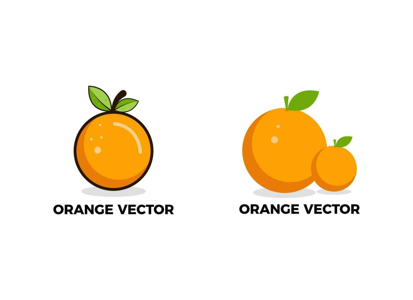 le logo du jus d'orange vecteur
