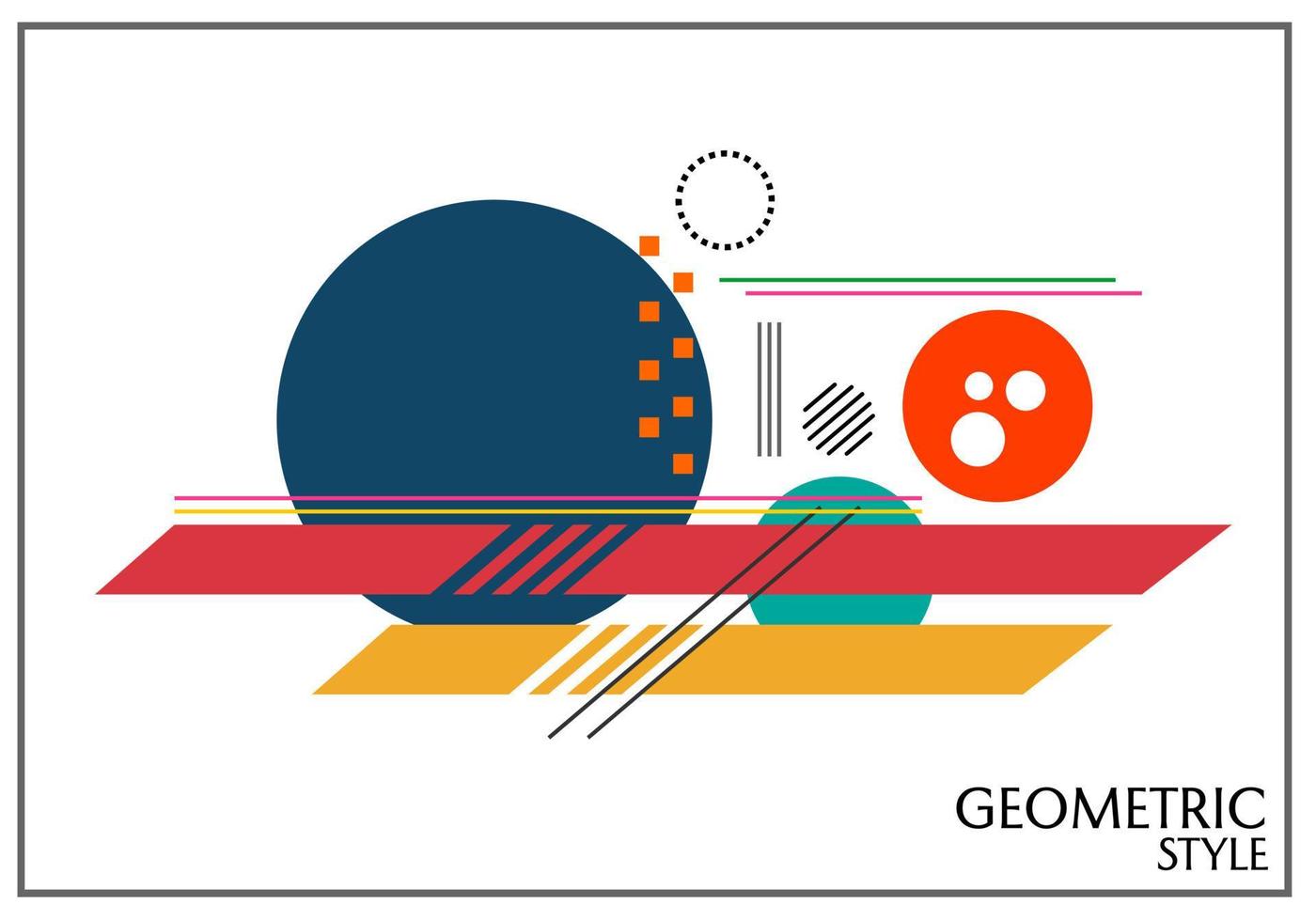 conception de fond géométrique abstrait blanc avec des éléments de forme de cercle. utilisé pour la conception de bannières, site Web, page de destination vecteur