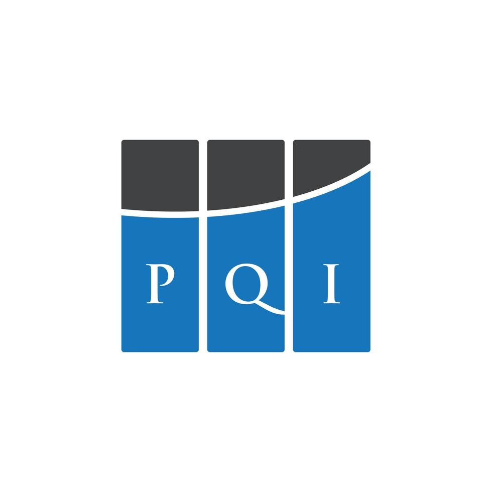 conception de lettre pqi. création de logo de lettre pqi sur fond blanc. concept de logo de lettre initiales créatives pqi. conception de lettre pqi. création de logo de lettre pqi sur fond blanc. p vecteur