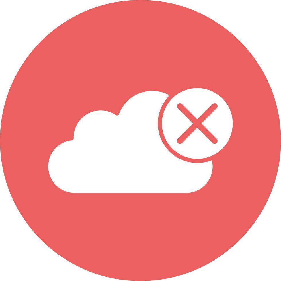 icône de vecteur d'erreur de nuage qui peut facilement modifier ou éditer