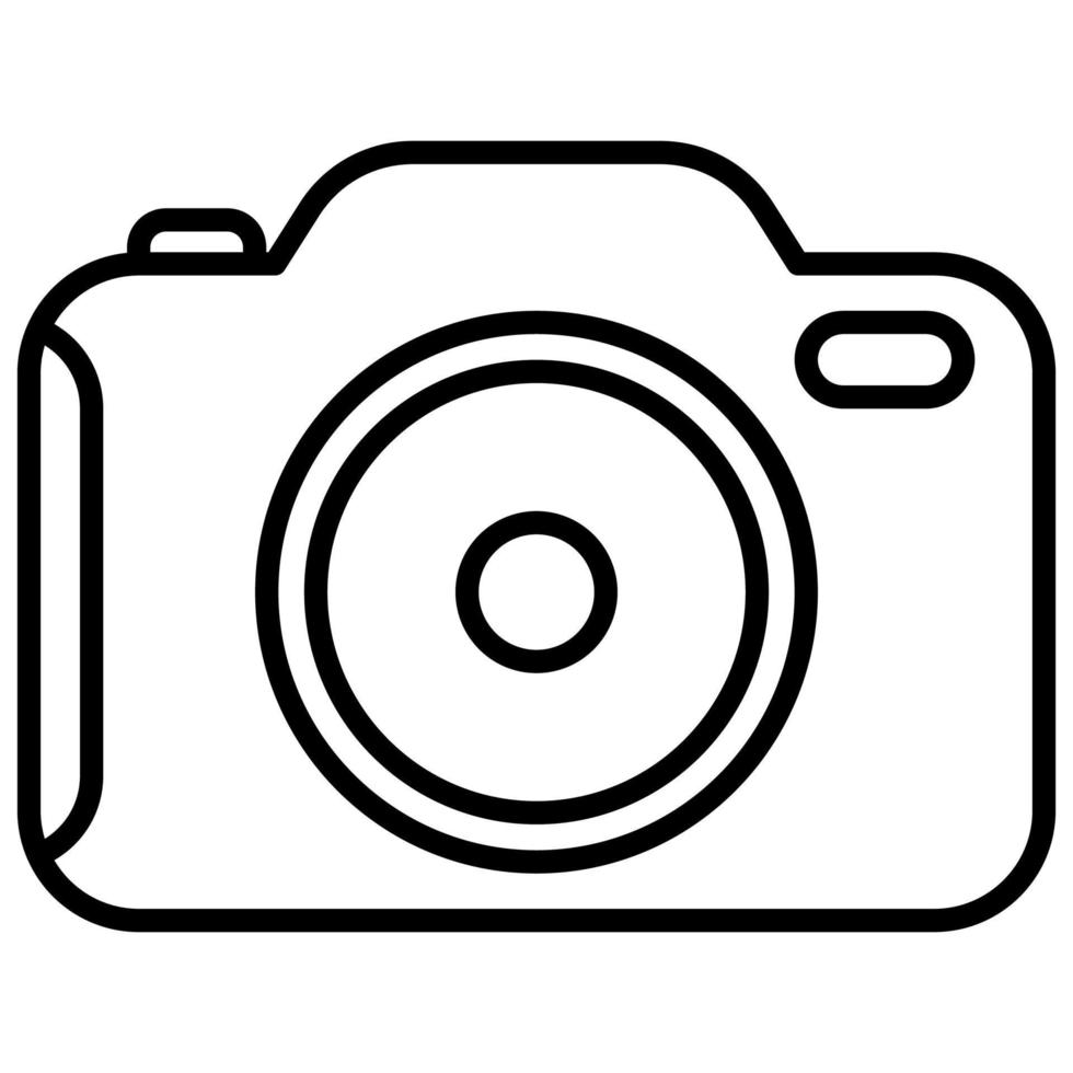 icône de caméra avec fond transparent vecteur