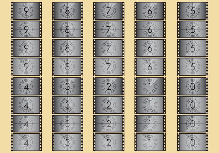 Compteurs d'écran vectoriel