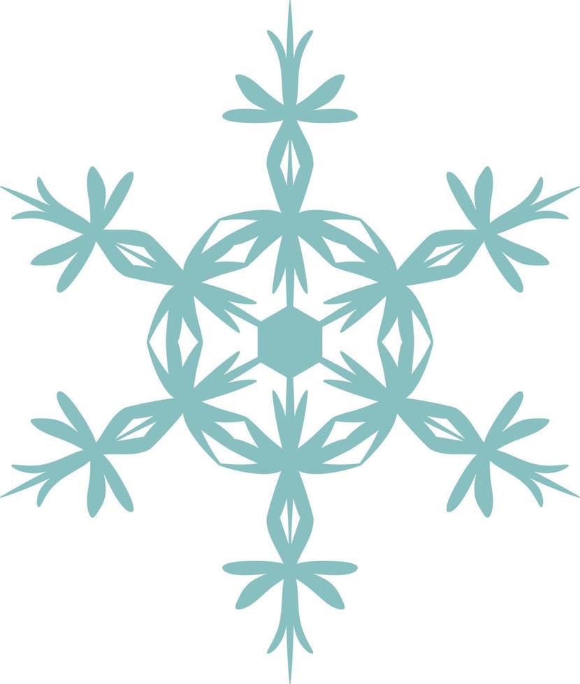 graphique de conception vectorielle de flocons de neige.le bel élément à de nombreuses fins. vecteur