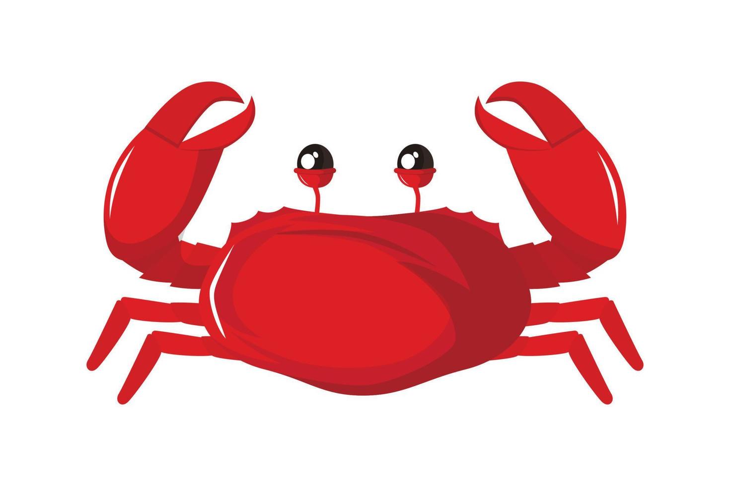 illustration vectorielle de crabe vecteur