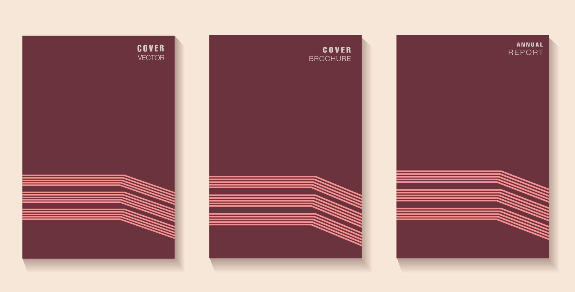 conception de couverture abstraite élégante dans des couleurs pastel parfaite pour les modèles de brochures d'entreprise vecteur
