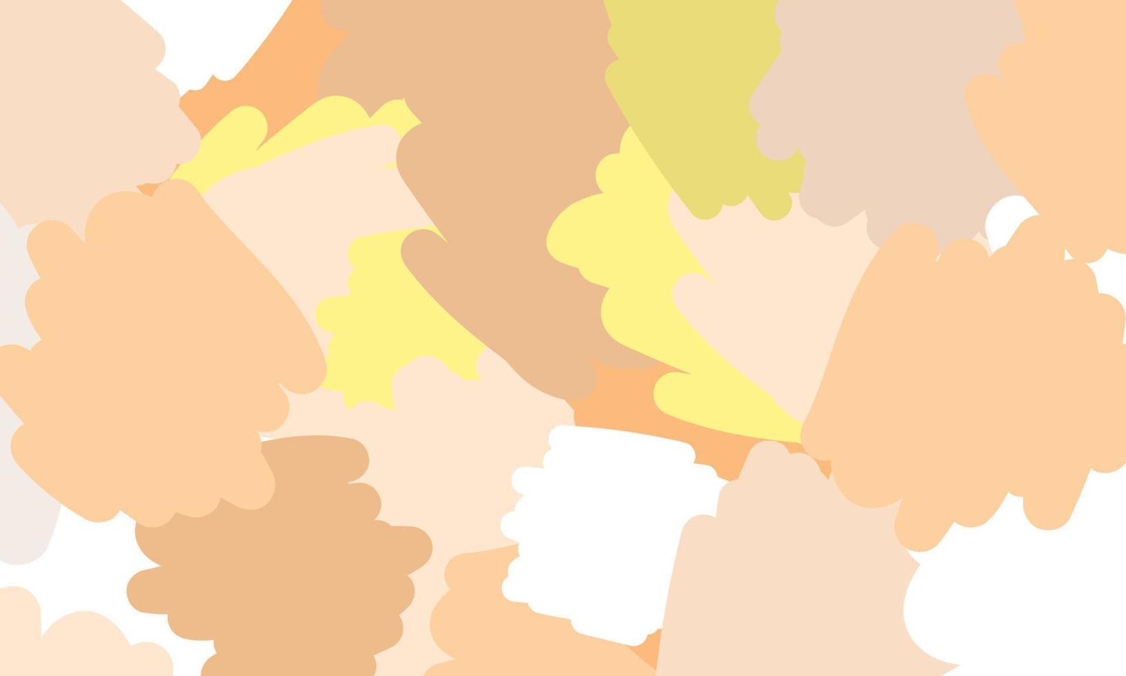 motif vectoriel orange clair avec des formes aléatoires.