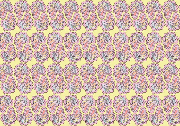 Fond Girly Pattern Vector gratuit