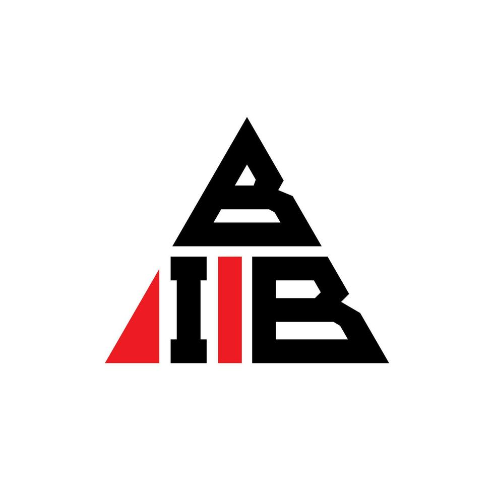 création de logo de lettre de triangle de bavoir avec la forme de triangle. monogramme de conception de logo de triangle de bavoir. modèle de logo vectoriel triangle bavoir avec couleur rouge. plastron logo triangulaire logo simple, élégant et luxueux.