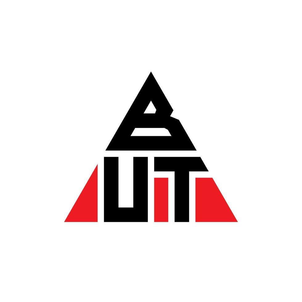 mais création de logo de lettre triangle avec forme de triangle. mais monogramme de conception de logo triangle. mais modèle de logo vectoriel triangle avec couleur rouge. mais logo triangulaire logo simple, élégant et luxueux.