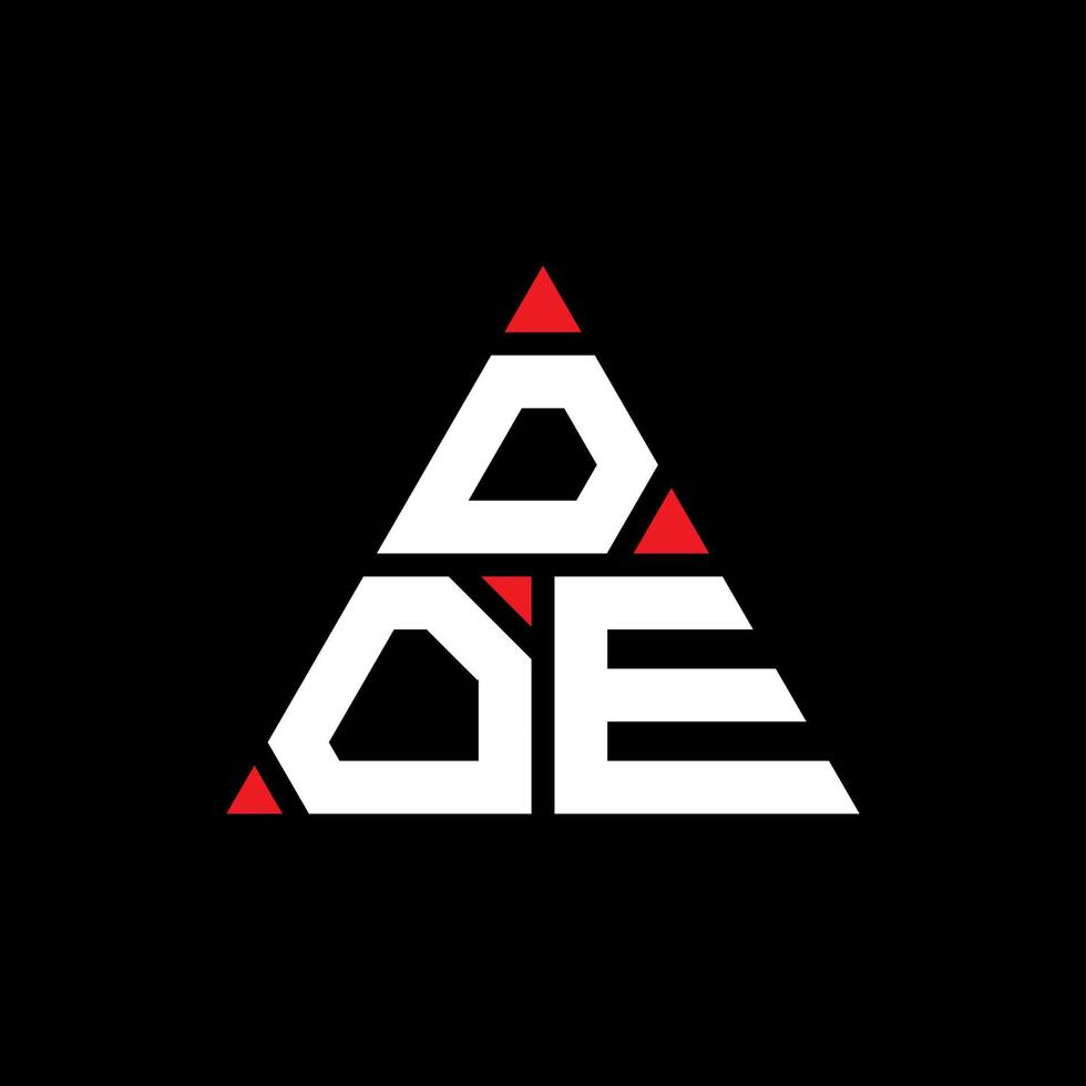 création de logo de lettre triangle biche avec forme de triangle. monogramme de conception de logo de triangle de biche. modèle de logo vectoriel triangle biche avec couleur rouge. logo triangulaire doe logo simple, élégant et luxueux.