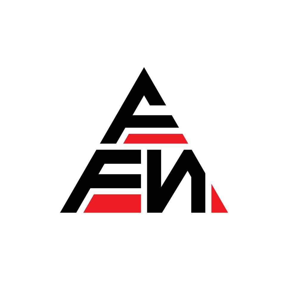 création de logo de lettre triangle ffn avec forme de triangle. monogramme de conception de logo triangle ffn. modèle de logo vectoriel triangle ffn avec couleur rouge. logo triangulaire ffn logo simple, élégant et luxueux.