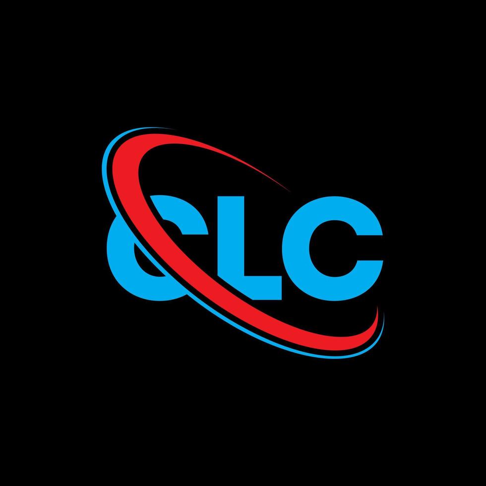 logo cc. lettre cc. création de logo de lettre clc. initiales logo clc liées par un cercle et un logo monogramme majuscule. typographie clc pour la marque technologique, commerciale et immobilière. vecteur