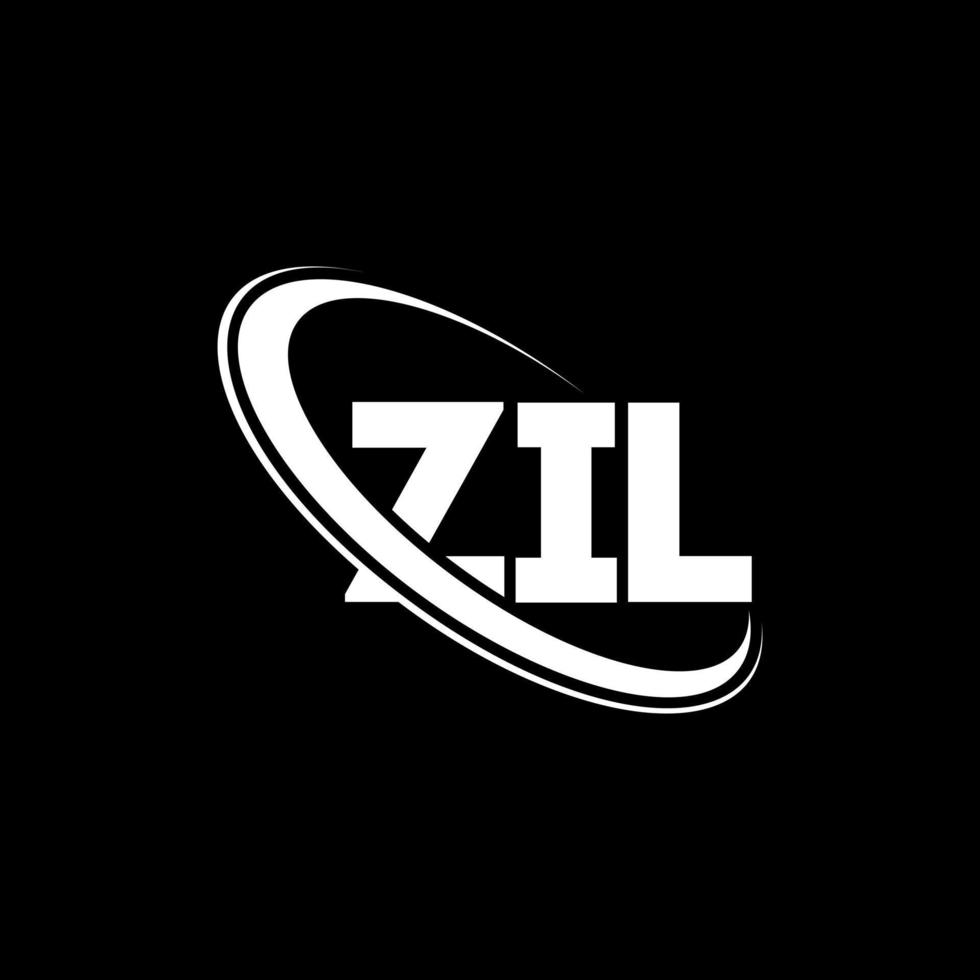 logo Zil. zil lettre. création de logo de lettre zil. initiales logo zil liées avec un cercle et un logo monogramme majuscule. typographie zil pour la technologie, les affaires et la marque immobilière. vecteur