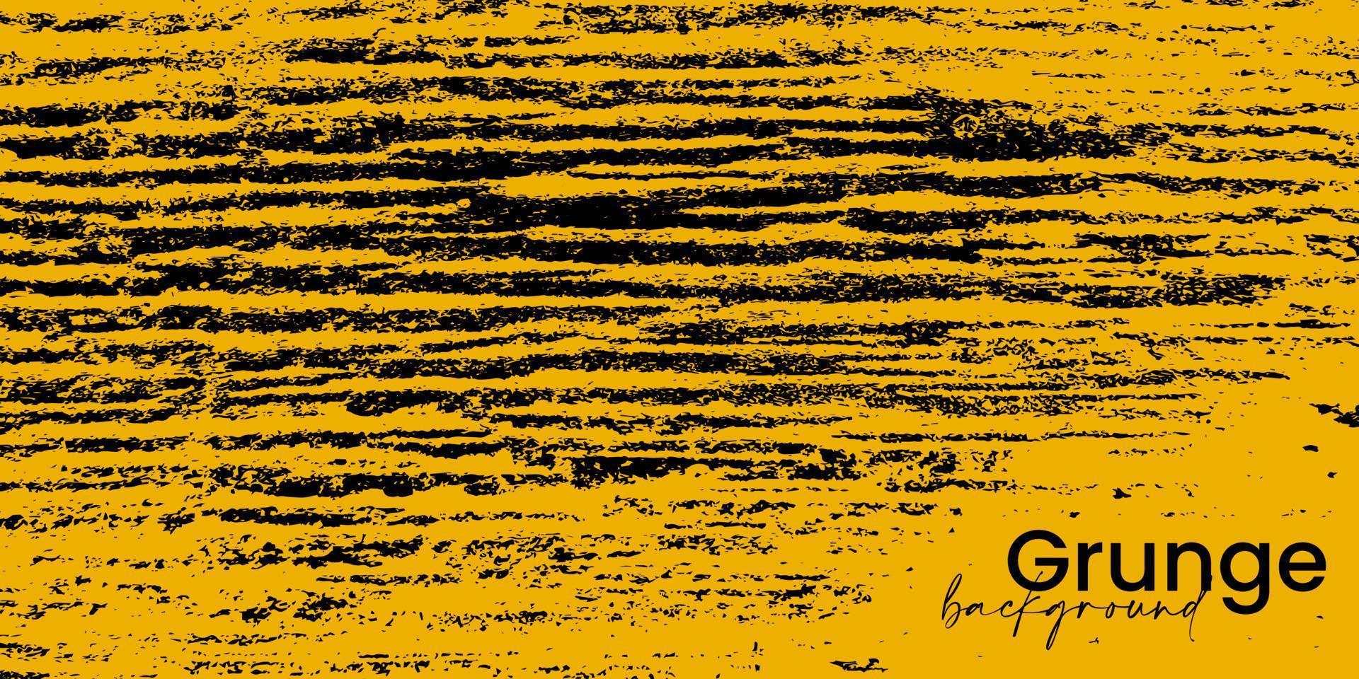 bannière grunge jaune. illustration vectorielle. vecteur