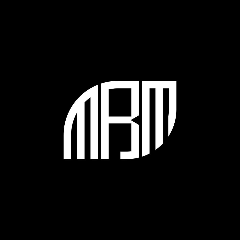 création de logo de lettre mrm sur fond noir. concept de logo de lettre initiales créatives mrm. conception de lettre mrm. vecteur
